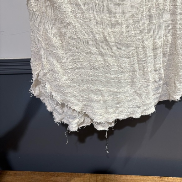 Free People Cream Cowl Neck Sweater with Textural Details - Picture 4 of 13